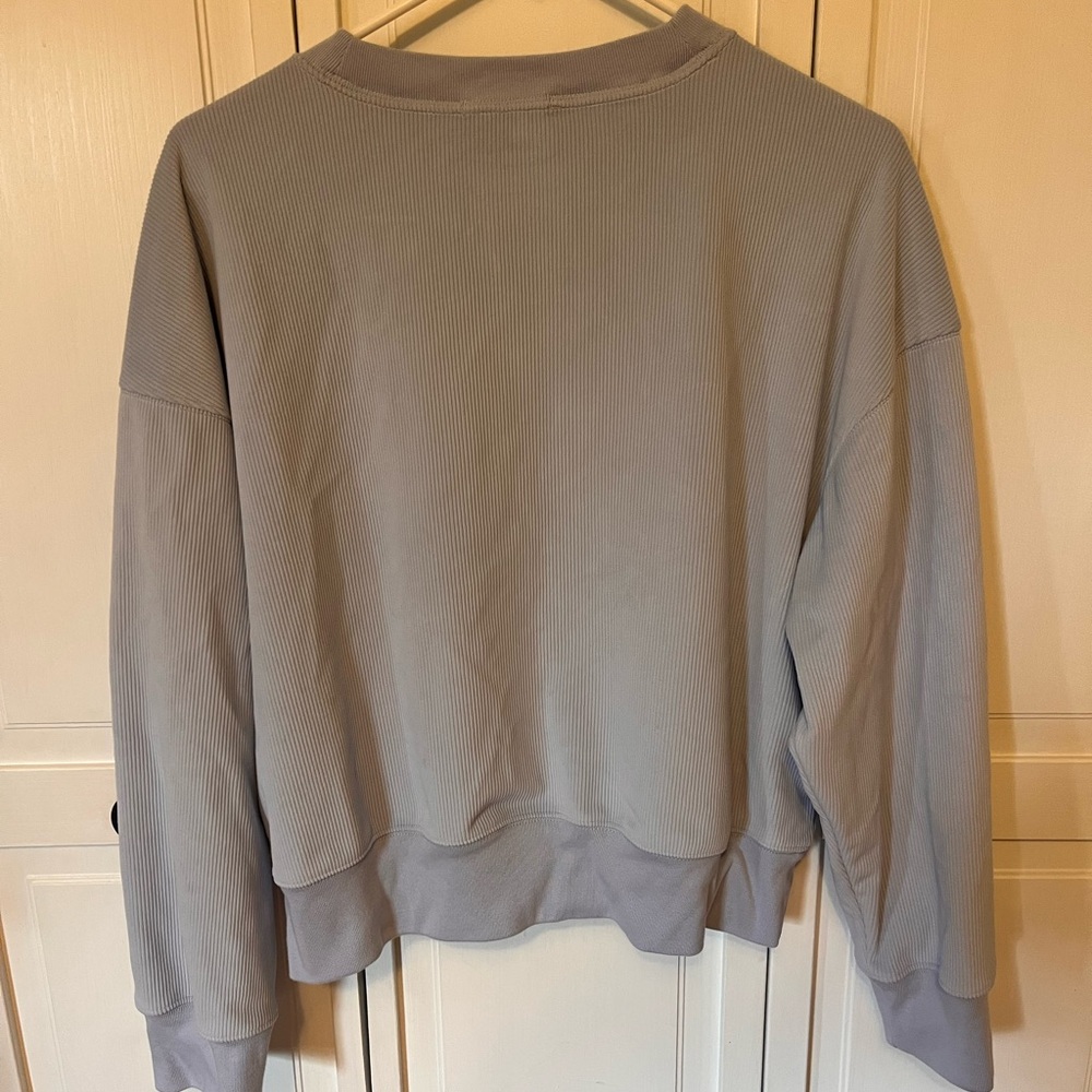 Beige Ribbed Sweater - Picture 2 of 4
